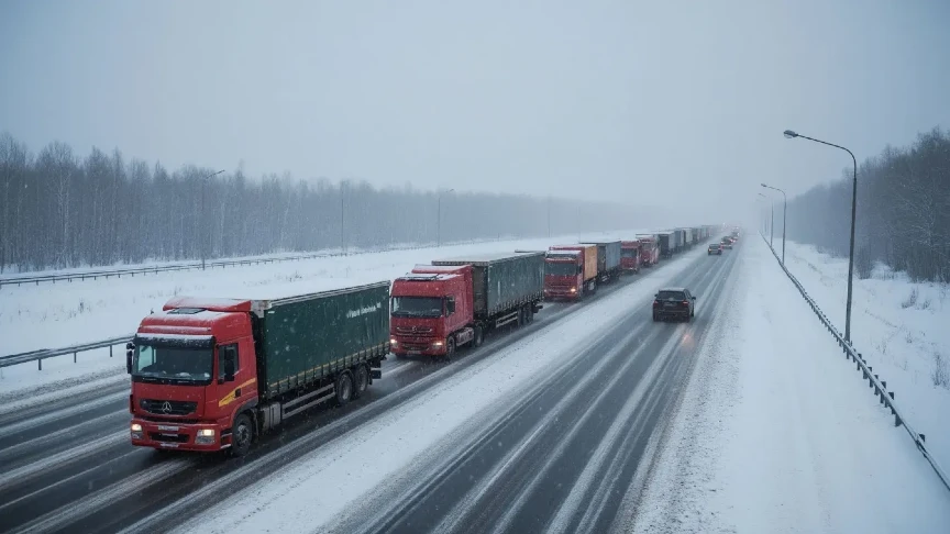 Приморские метели замедляют логистику