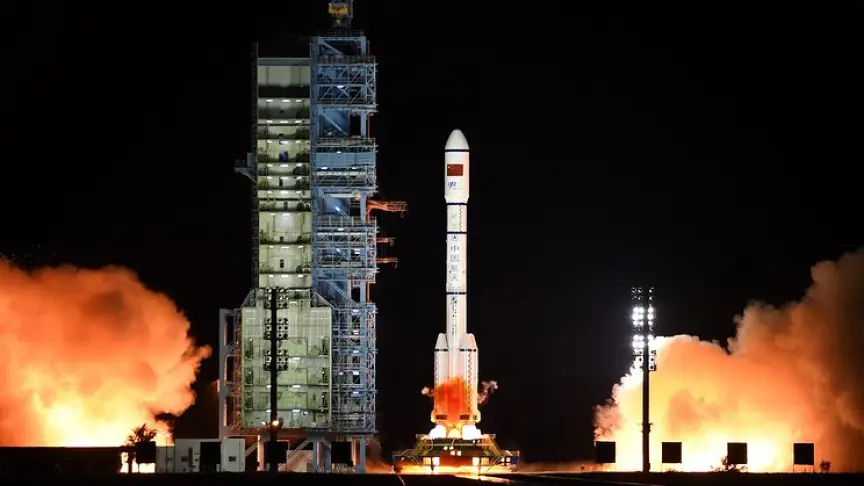 В Китае осуществлен запуск космической лаборатории «Тяньгун-2»
